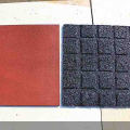 Sports Rubber Flooring Tile Square Rubber Tile Recycle Rubber Mat Playground Rubber Flooring